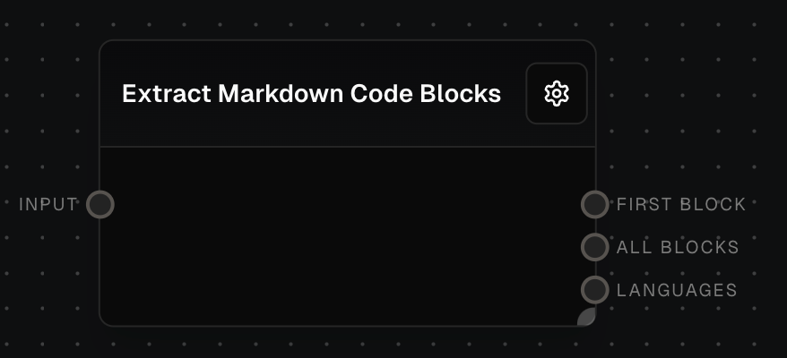 Extract Markdown Code Screenshot