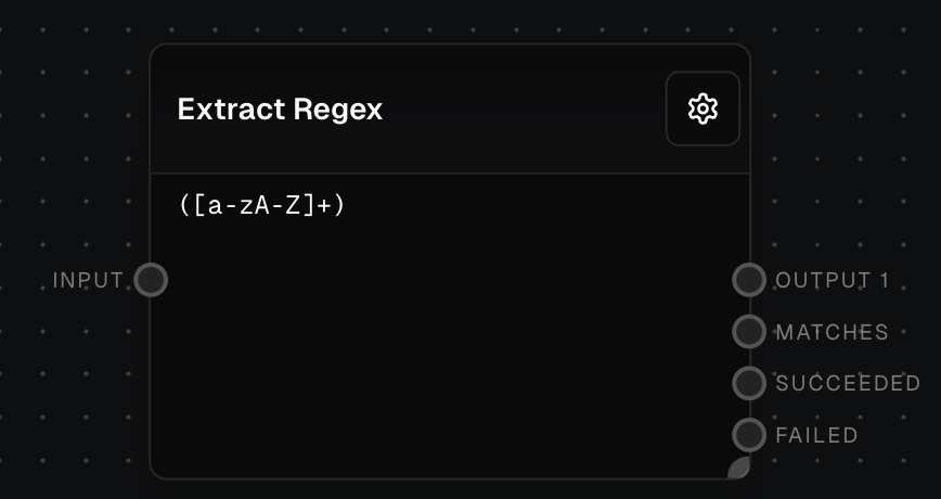 Extract with Regex Block Screenshot