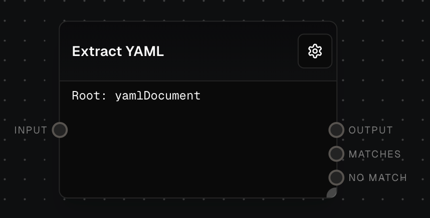 Extract YAML Block Screenshot
