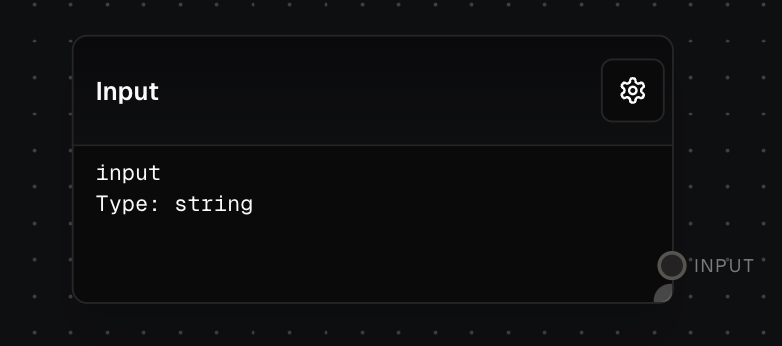 Input Block Screenshot