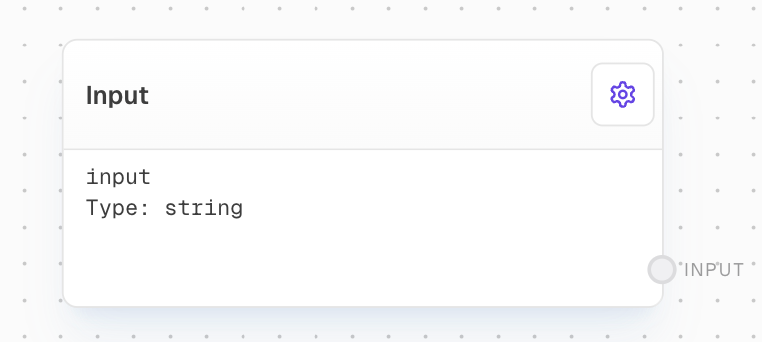 Input Block Screenshot