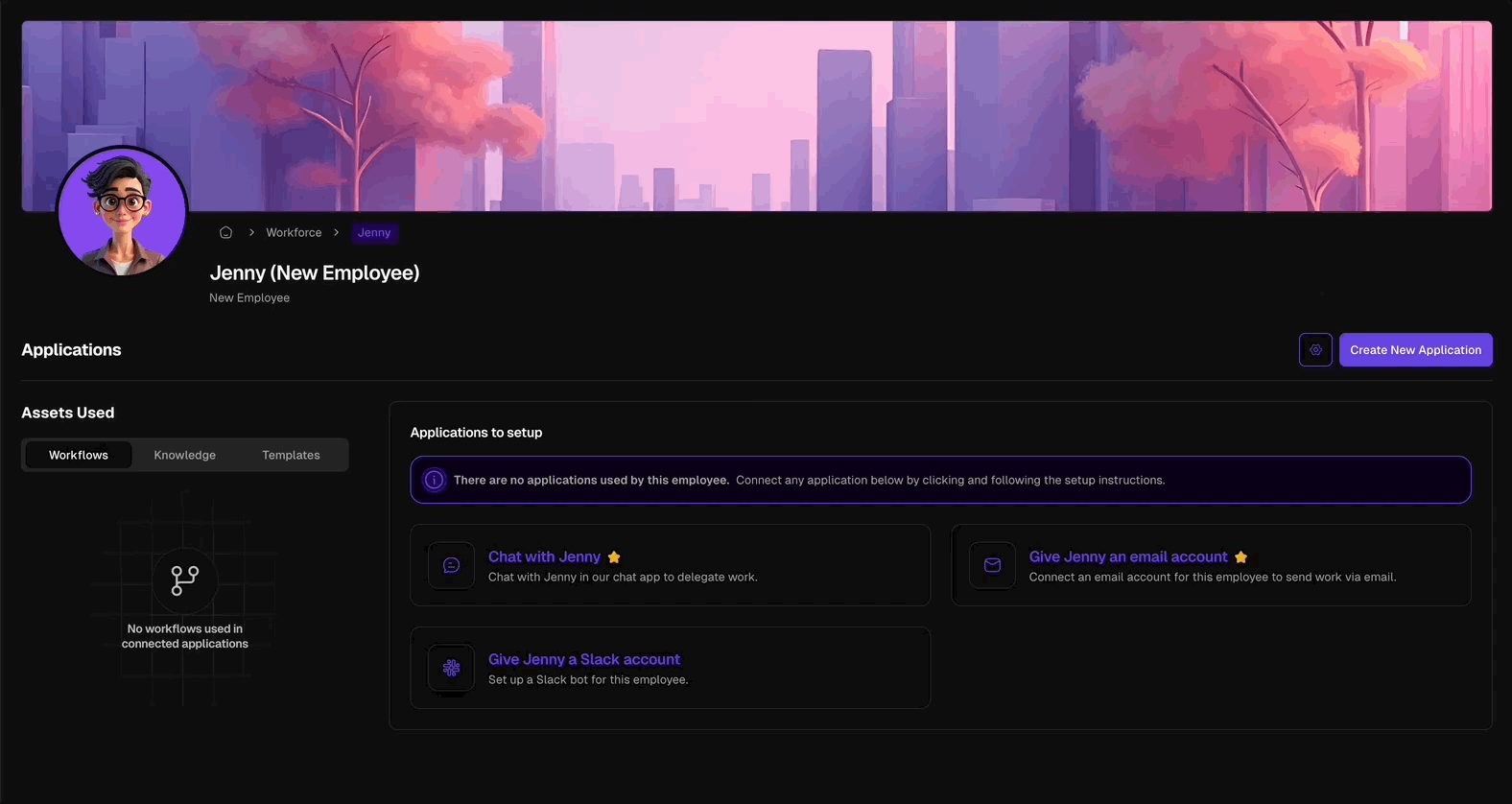 Workflow Connect Workflows (Dark Mode)