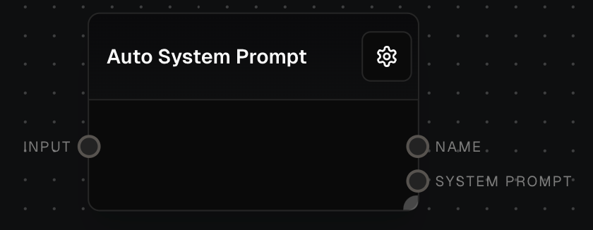 Auto System Prompt Block Screenshot (Dark Mode)