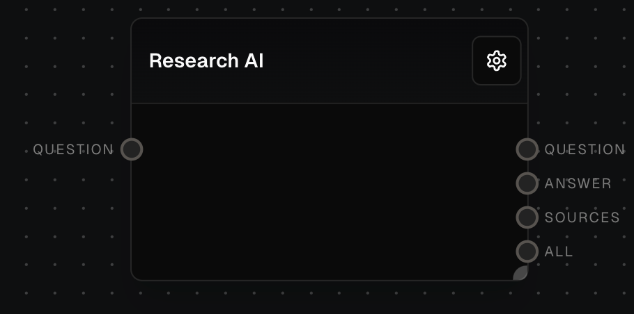Research AI Block Screenshot