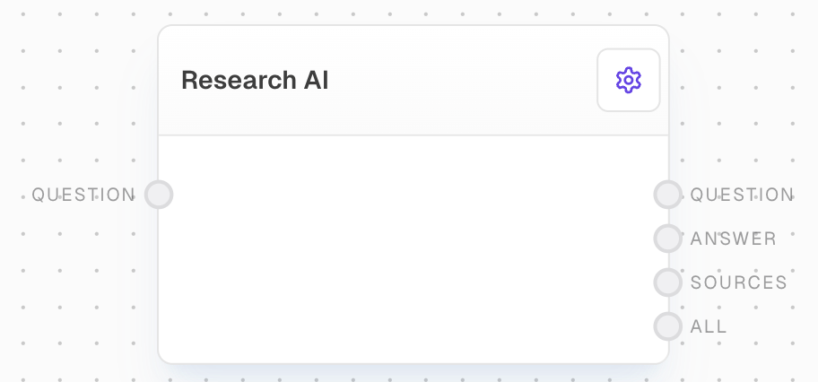 Research AI Block Screenshot