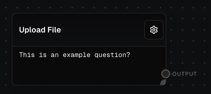 Upload File Block Screenshot