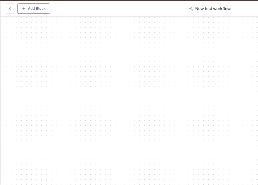 Adding a block (Light Mode)