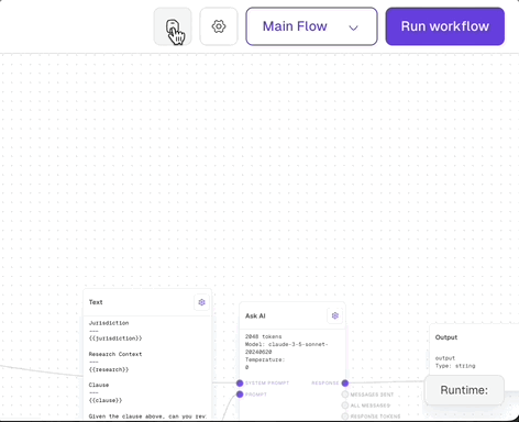 Workflow Save (Light Mode)