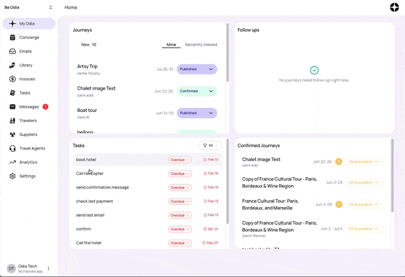 Customize side menu