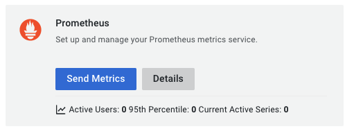 Prometheus managed service configuration