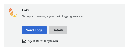 Loki managed service configuration