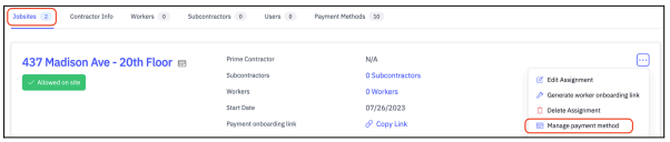 Card appears in Payment Methods