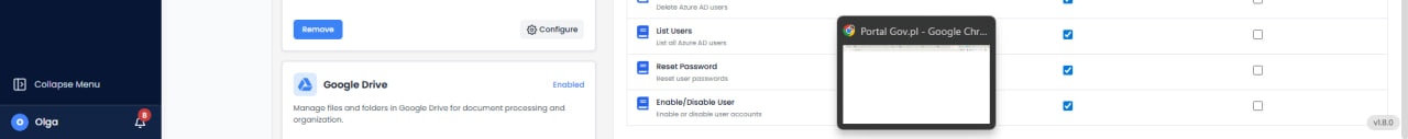 Azure Active Directory List Users, Reset Password, and Enable/Disable User tools