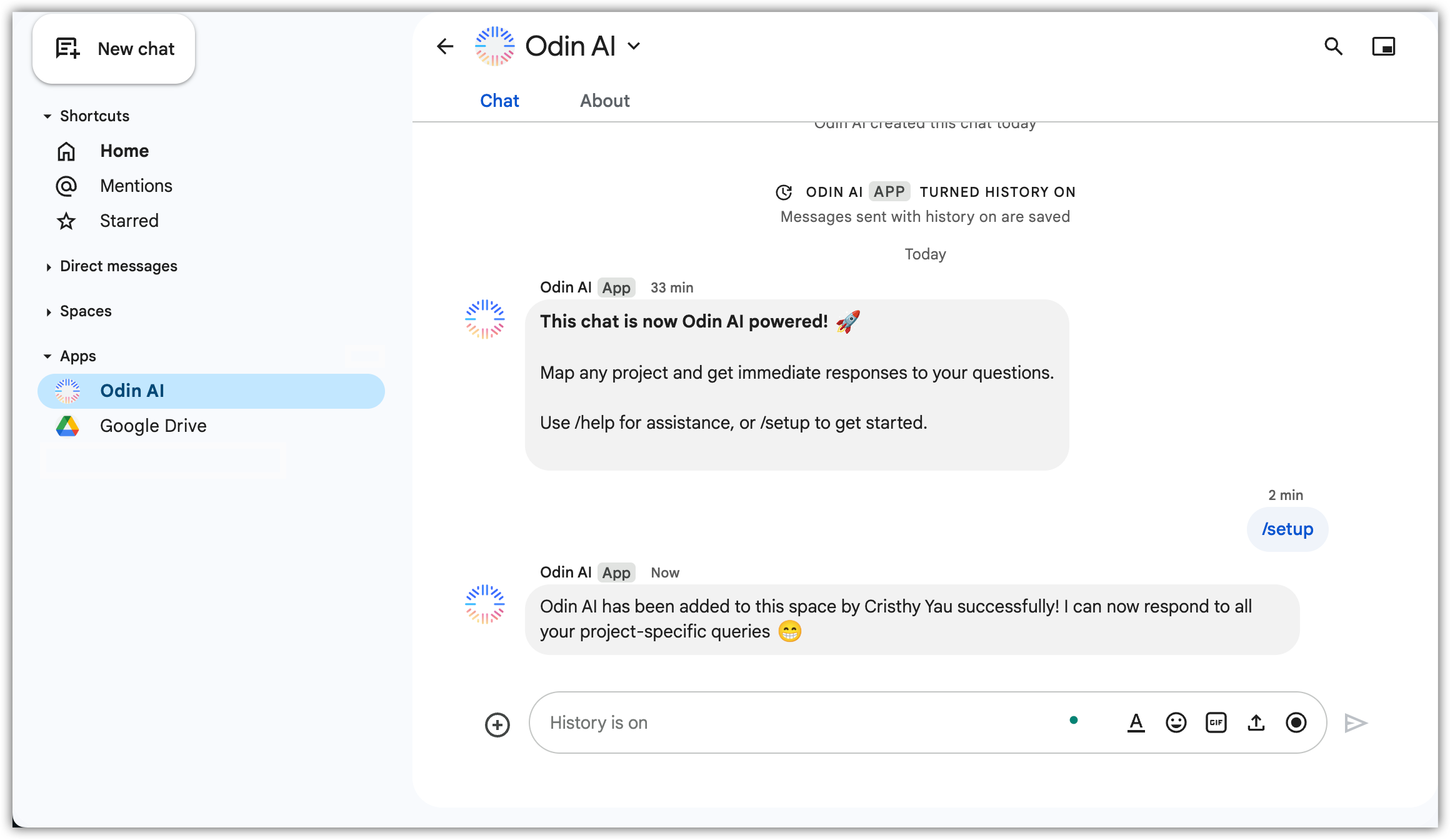 Ready to Use Odin AI app