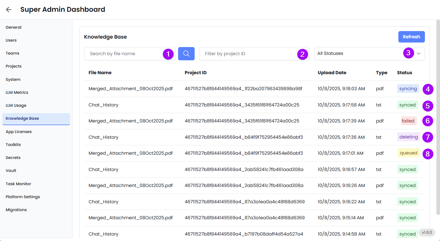 Knowledge Base - Odin AI Docs