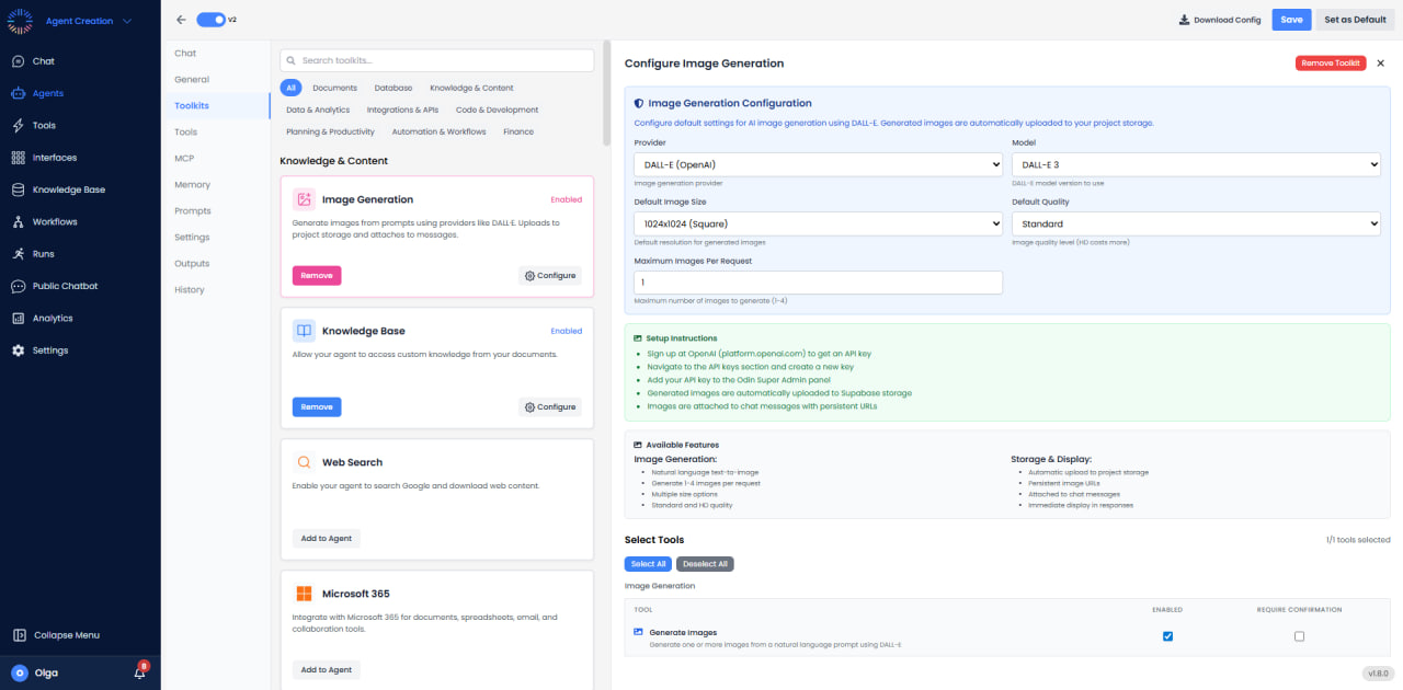 Image Generation Toolkit - Odin AI Docs