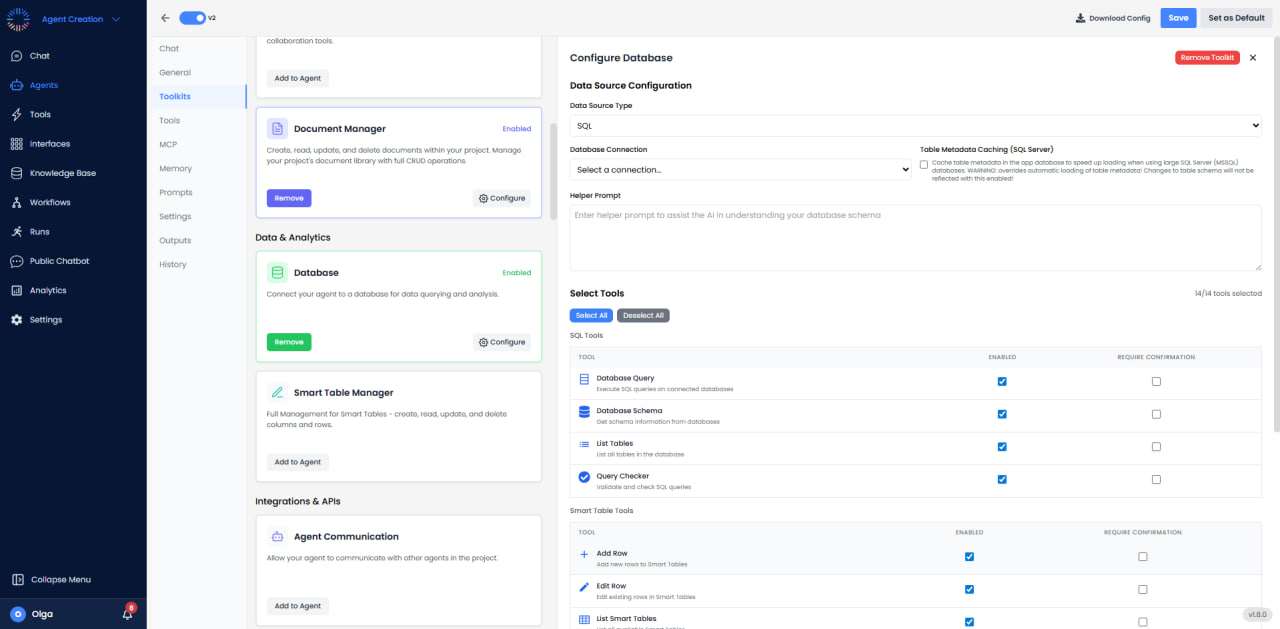 Database Toolkit - Odin AI Docs