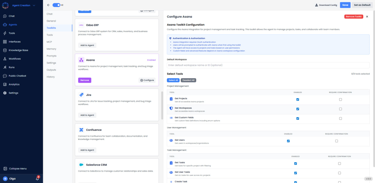 Asana - Odin AI Docs