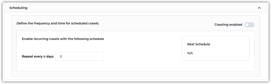 Crawler Scheduling