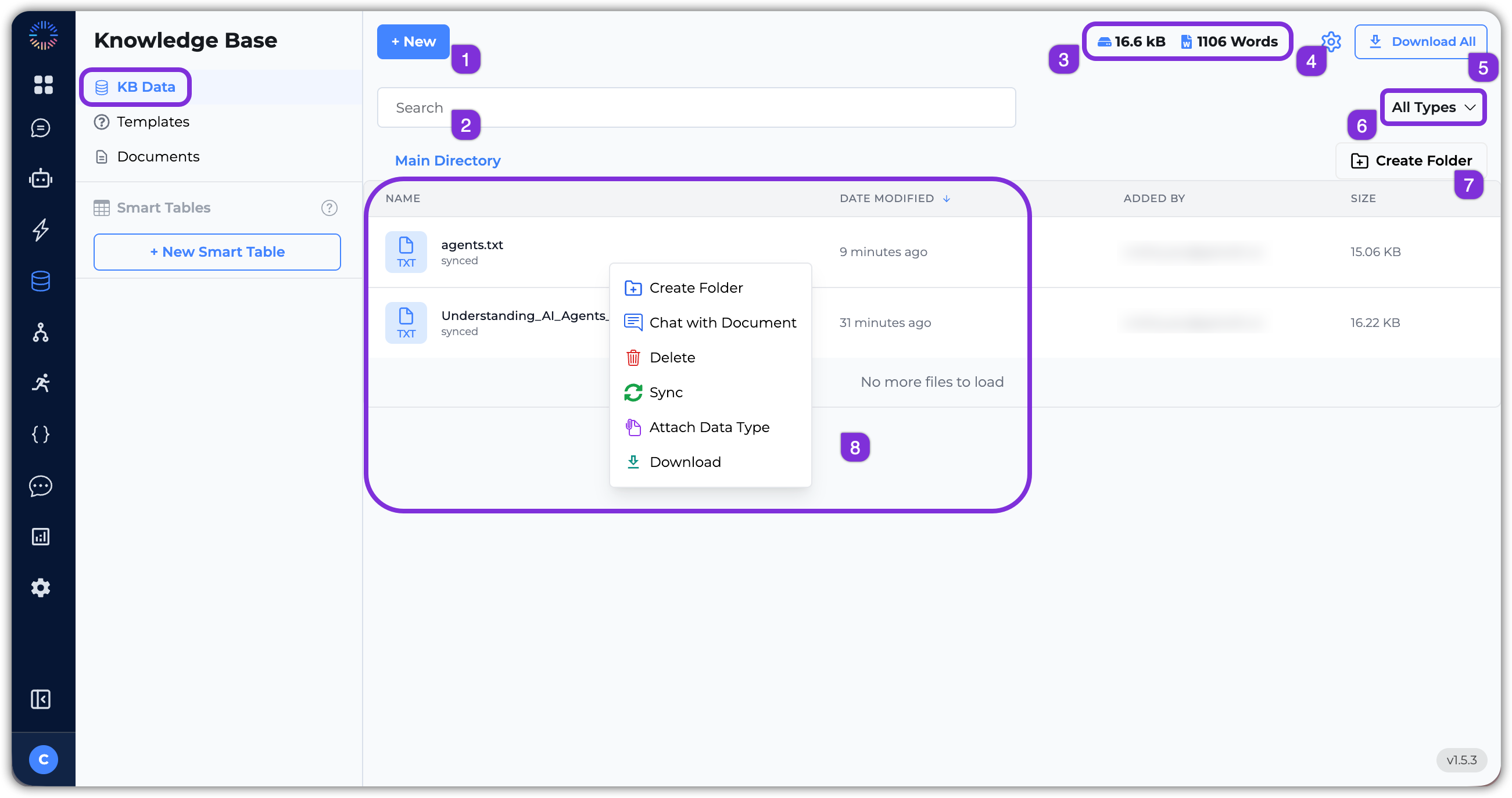 KB Data Main Directory