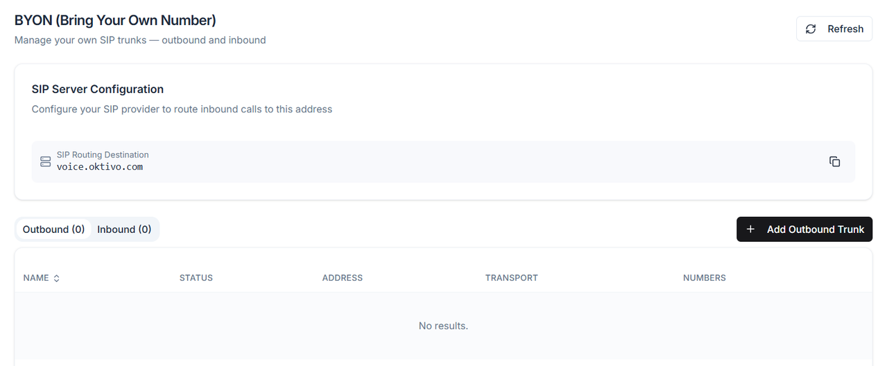Oktivo BYON page