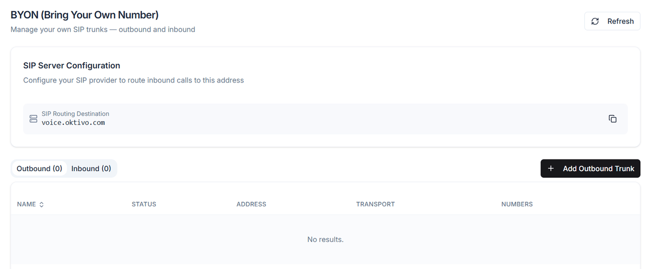 Oktivo BYON page