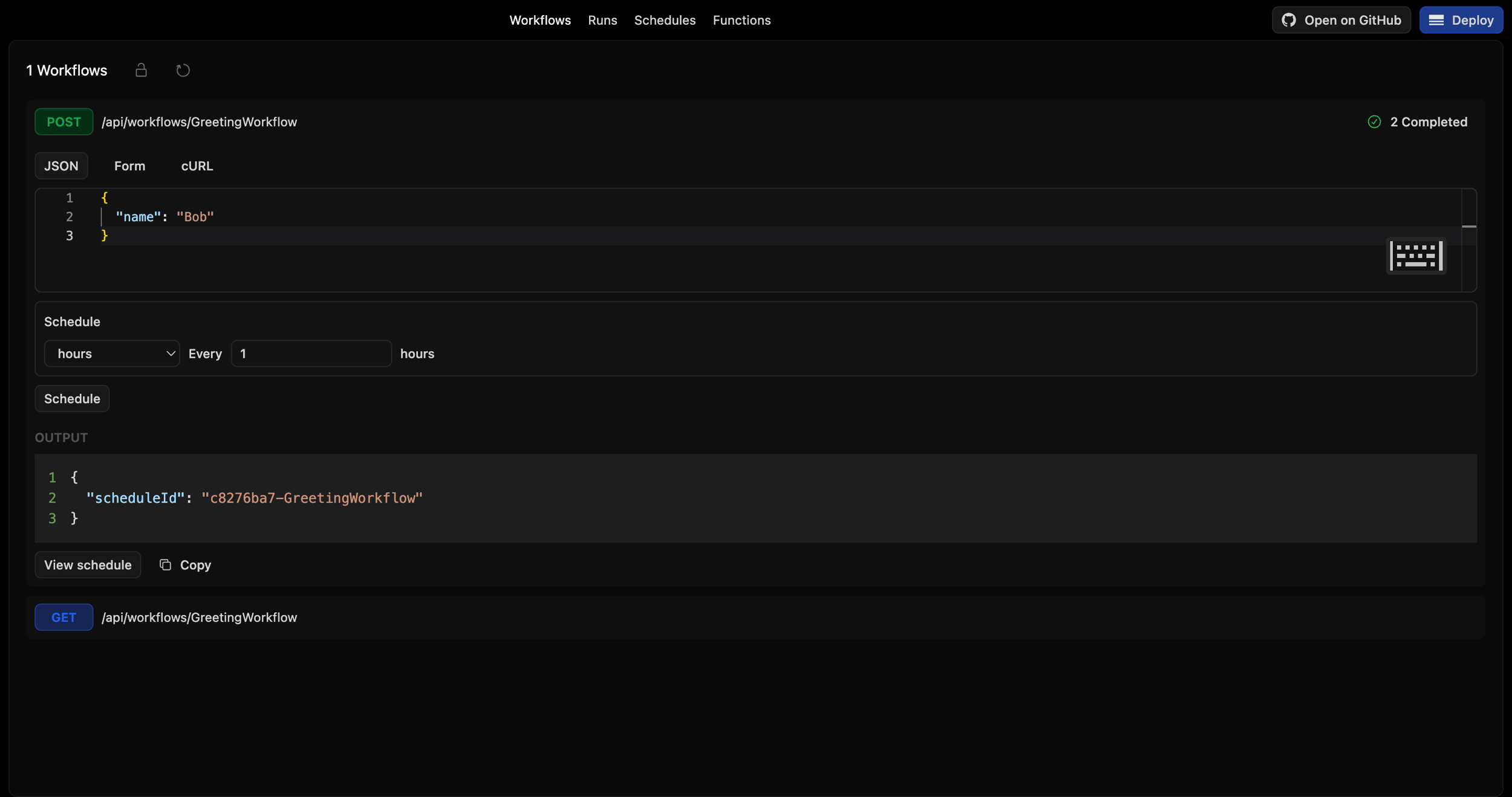 Core Restack Developer UI - Restack