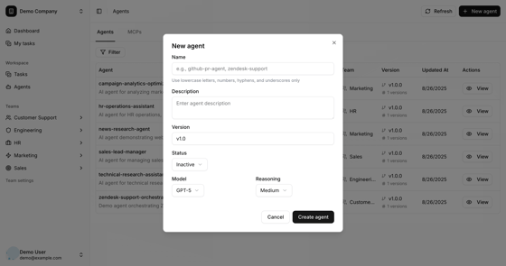 Build an agent - Restack