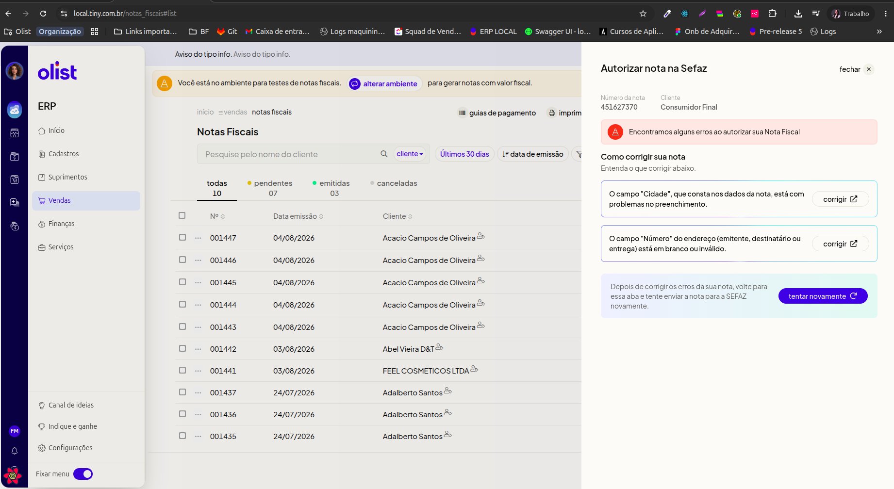 Erro de validação de formato da NF-e com novo layout