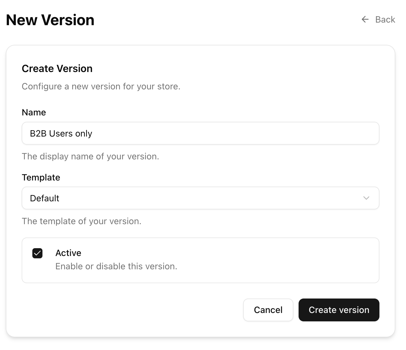 Version Create New Form Pn