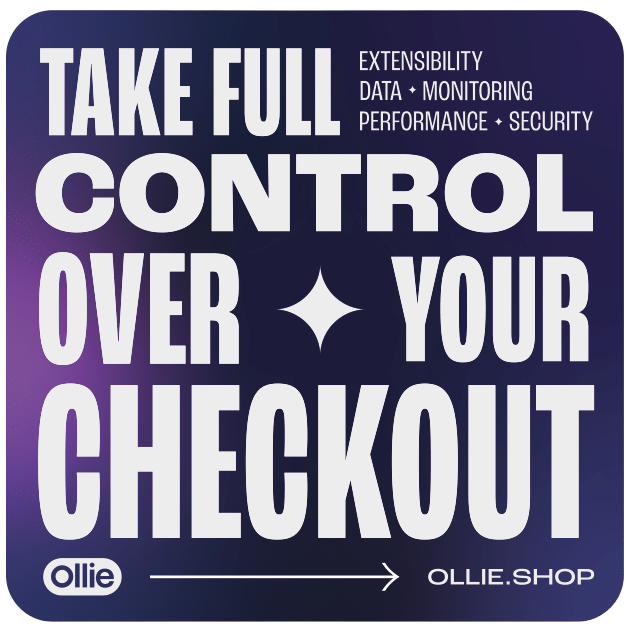 Take Full Control of your checkout
