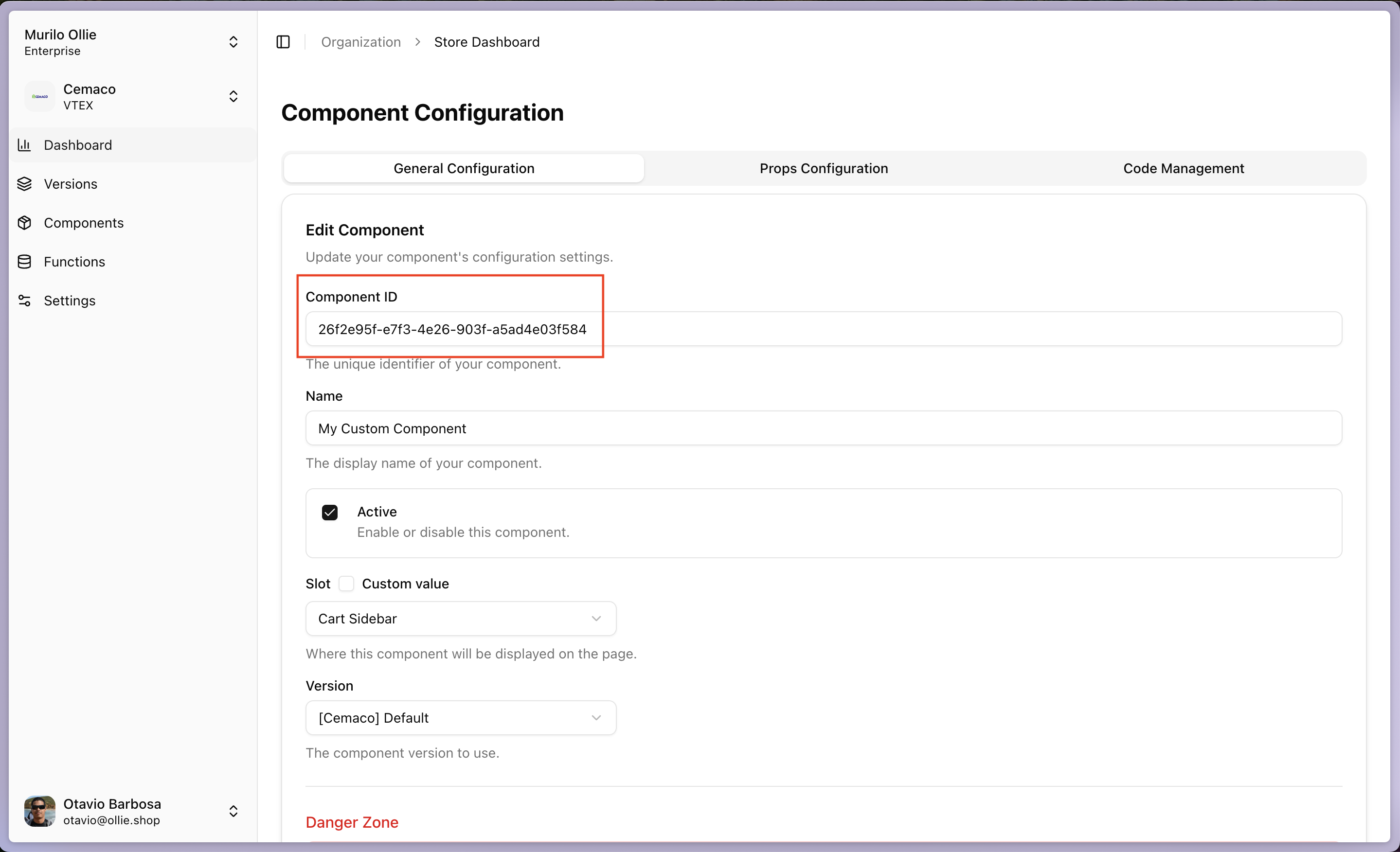 Component Get Id Pn