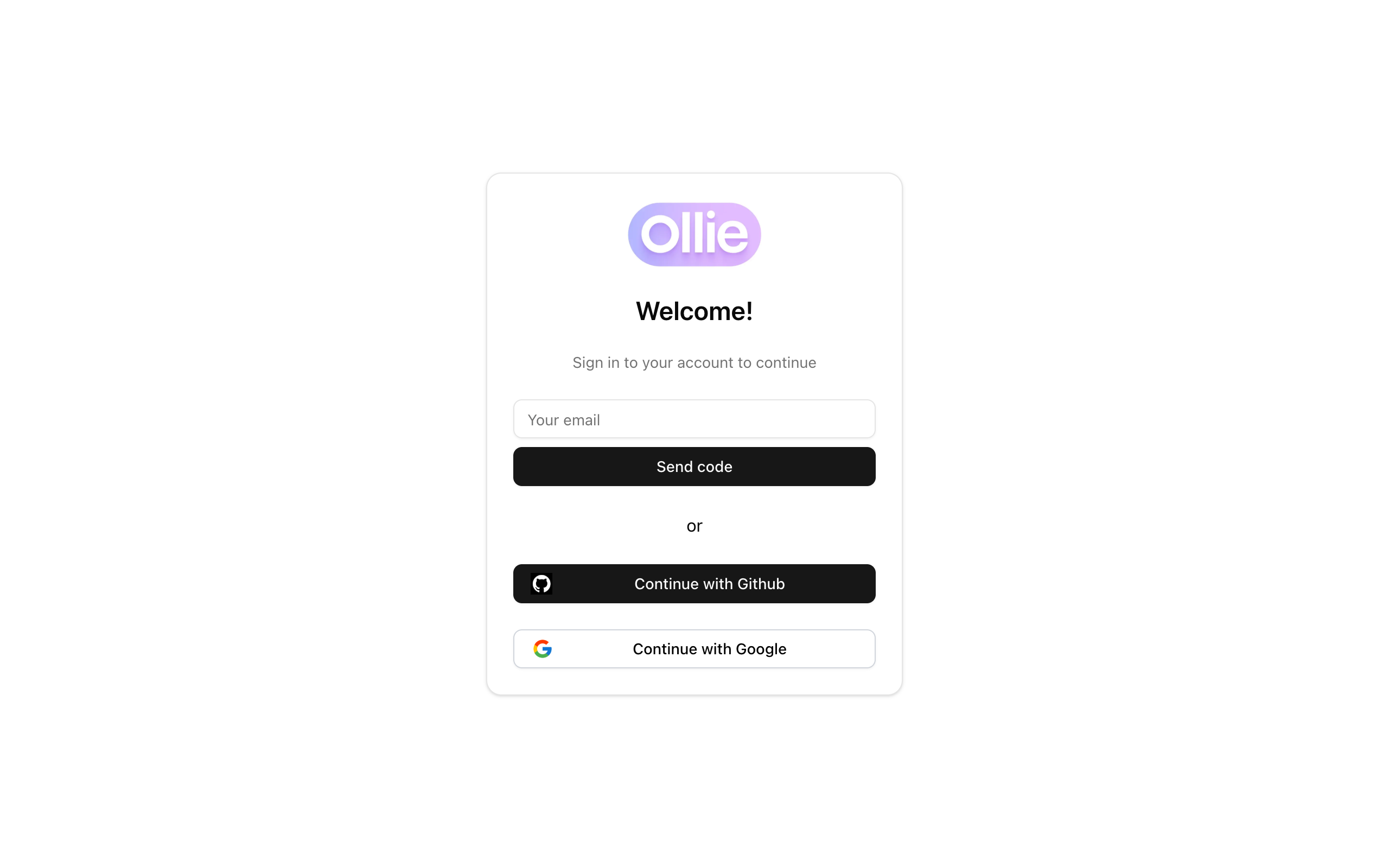 Admin login page