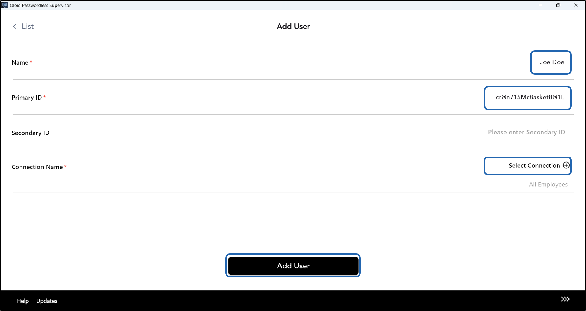 How to Add a User - screenshot 4