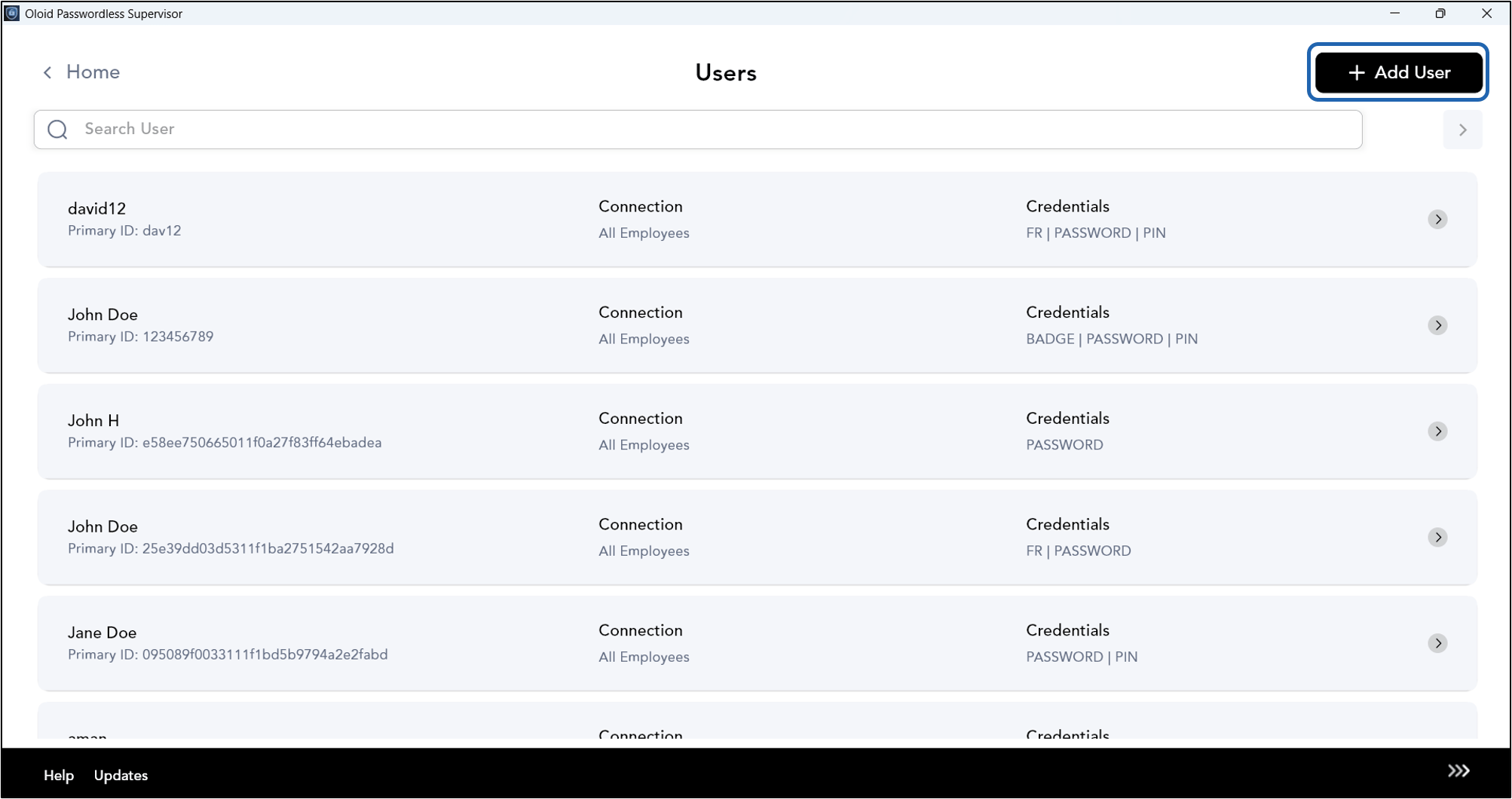 How to Add a User - screenshot 2