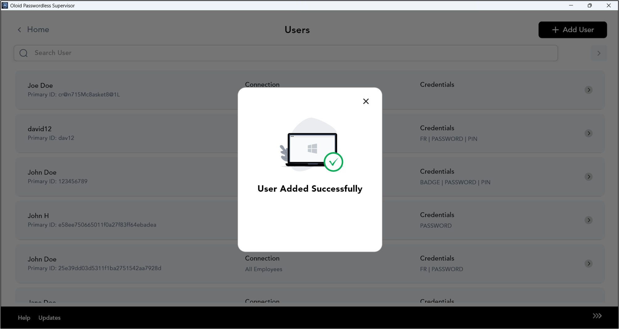 How to Add a User - screenshot 5