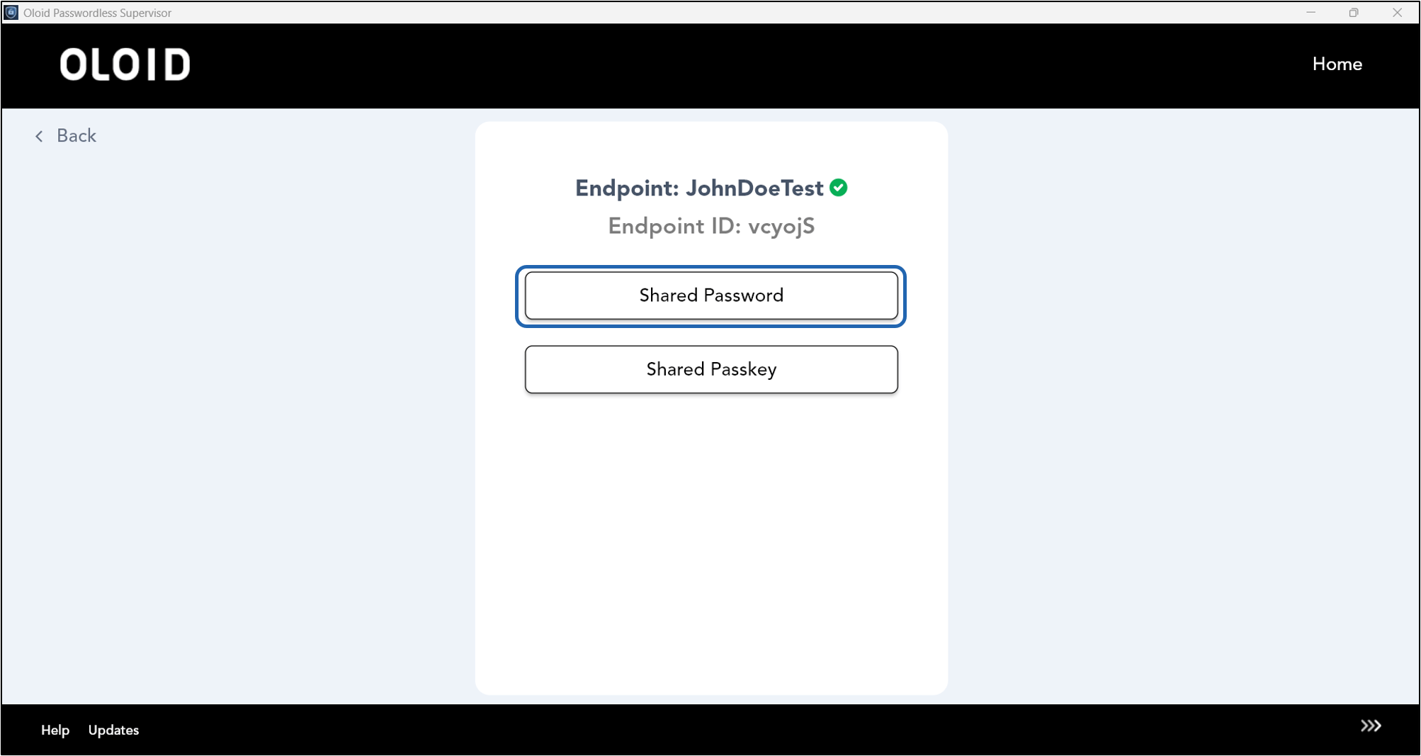 How to create Shared Password using the... - screenshot 2