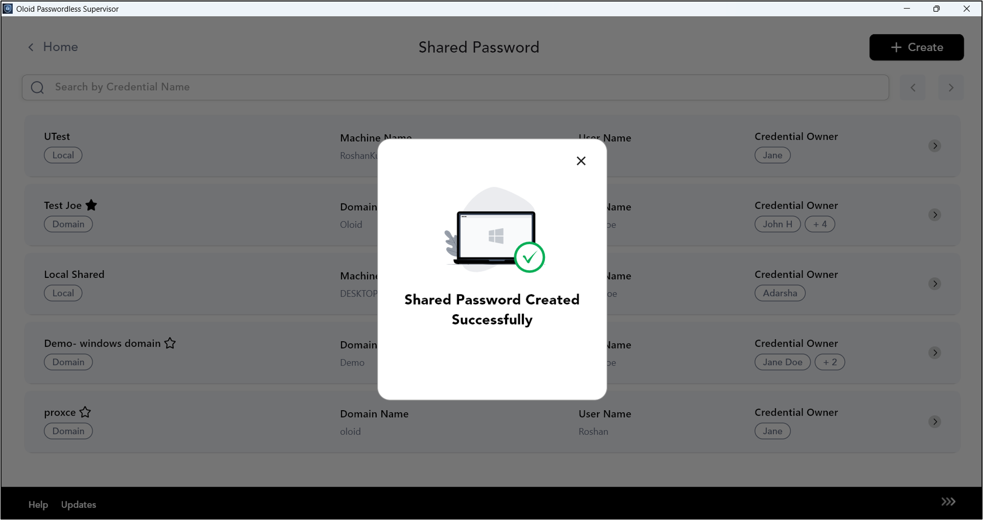 How to create Shared Password using the... - screenshot 5