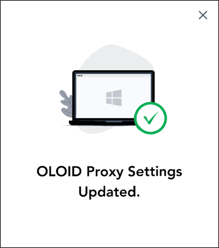 How to enable Oloid Proxy to connect... - screenshot 7