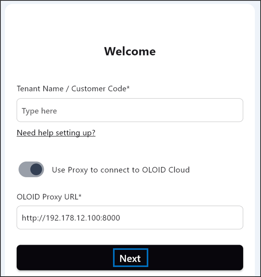 How to enable Oloid Proxy to connect... - screenshot 2