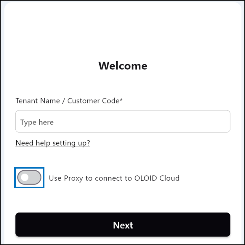 How to enable Oloid Proxy to connect... - screenshot 1