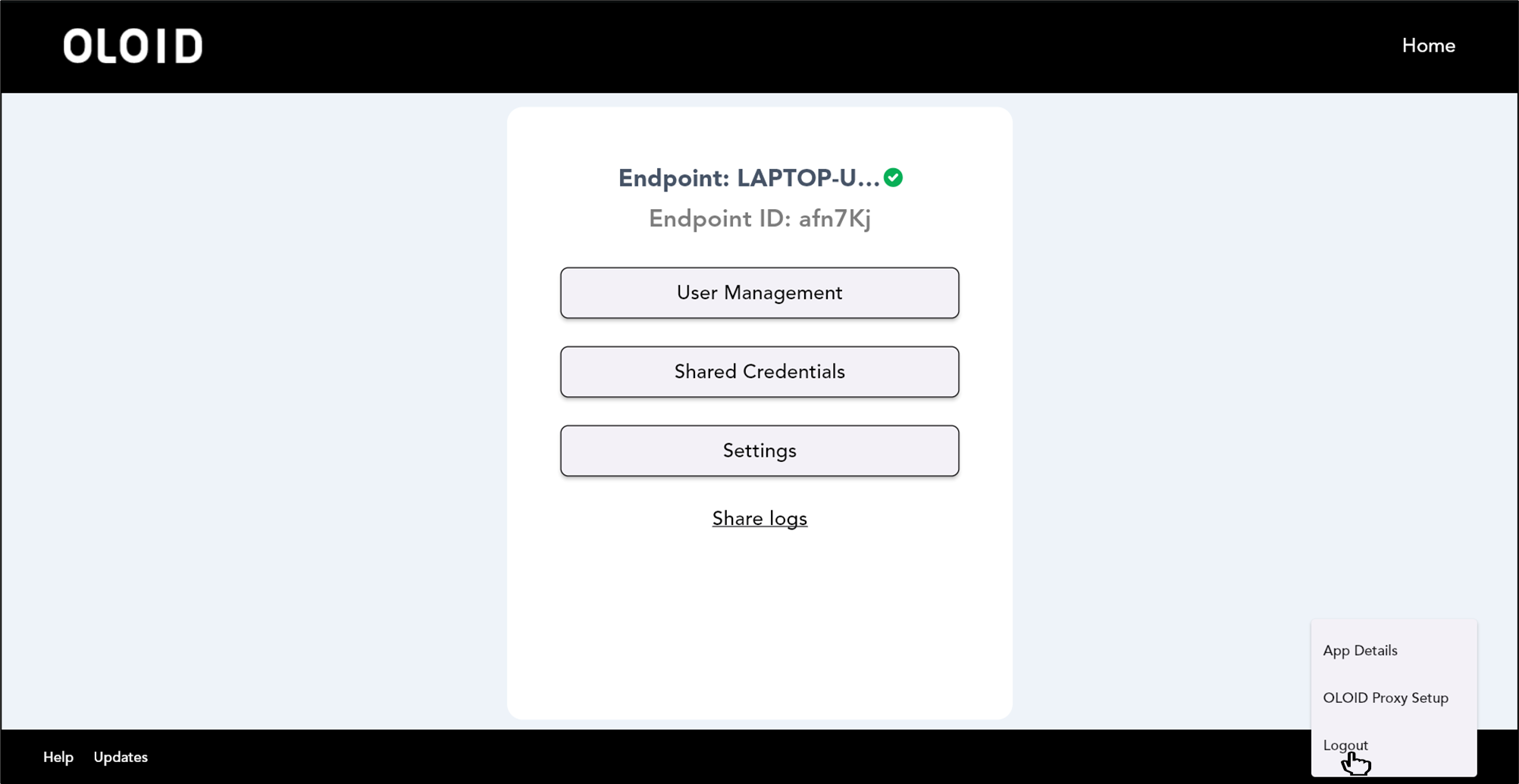 How to log out of Supervisor App - screenshot 1