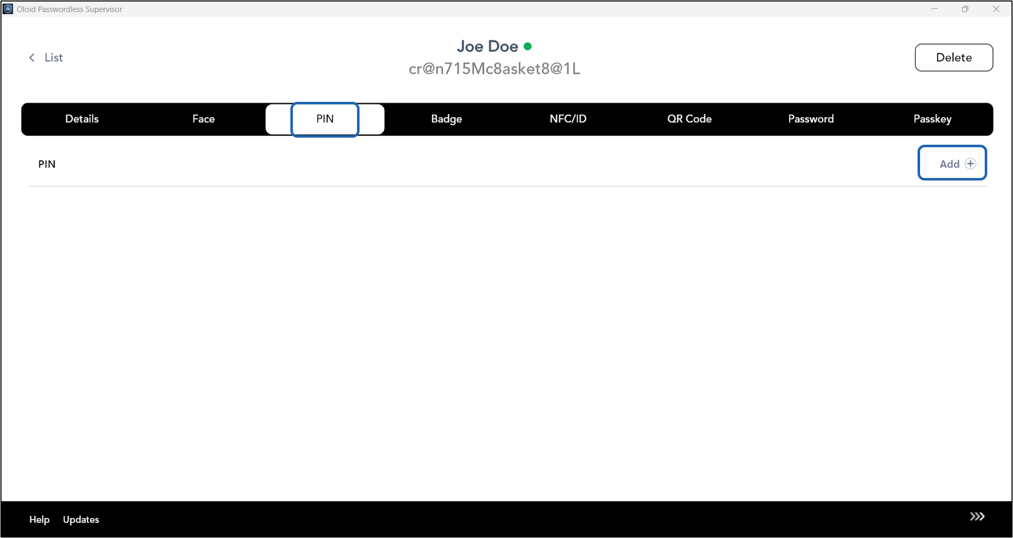 How to Create PIN for User - screenshot 3