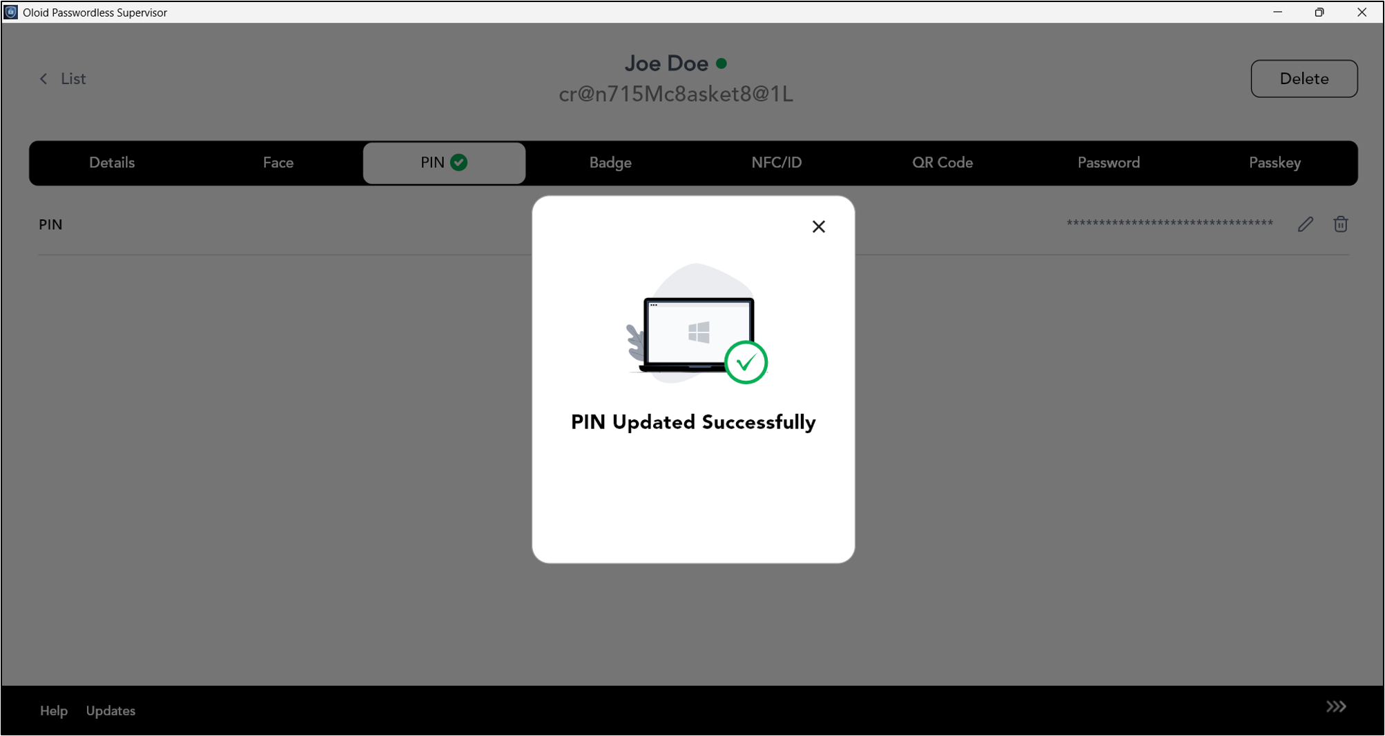 How to View and Edit PIN - screenshot 5