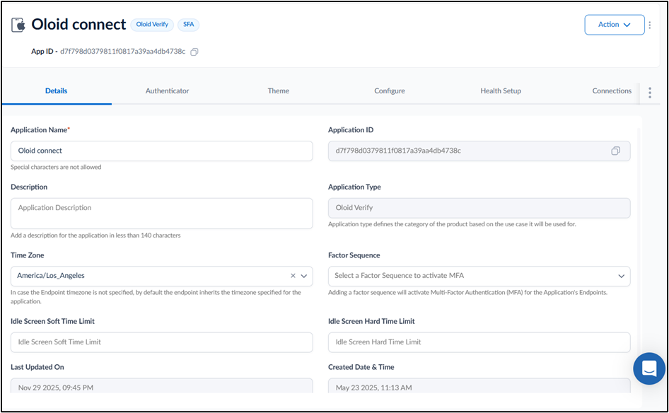 Applying an Endpoint Template in Oloid... - screenshot 1