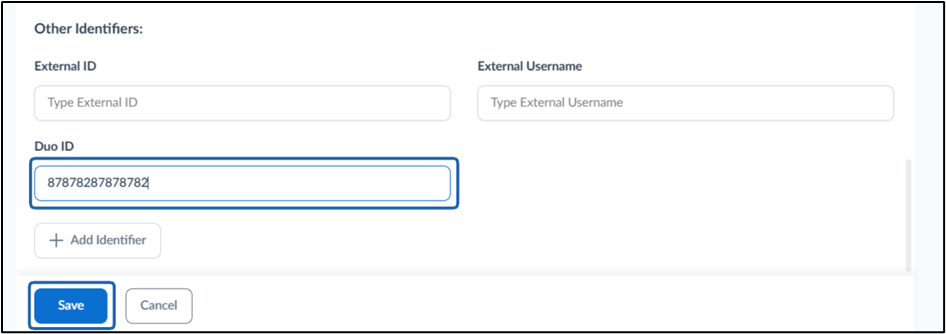 How to Add Other Identifiers - screenshot 4