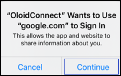 First Time Login Using Google SSO - screenshot 7