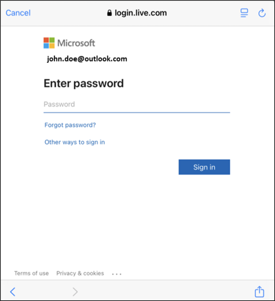 First Time Login Using Microsoft SSO - screenshot 9
