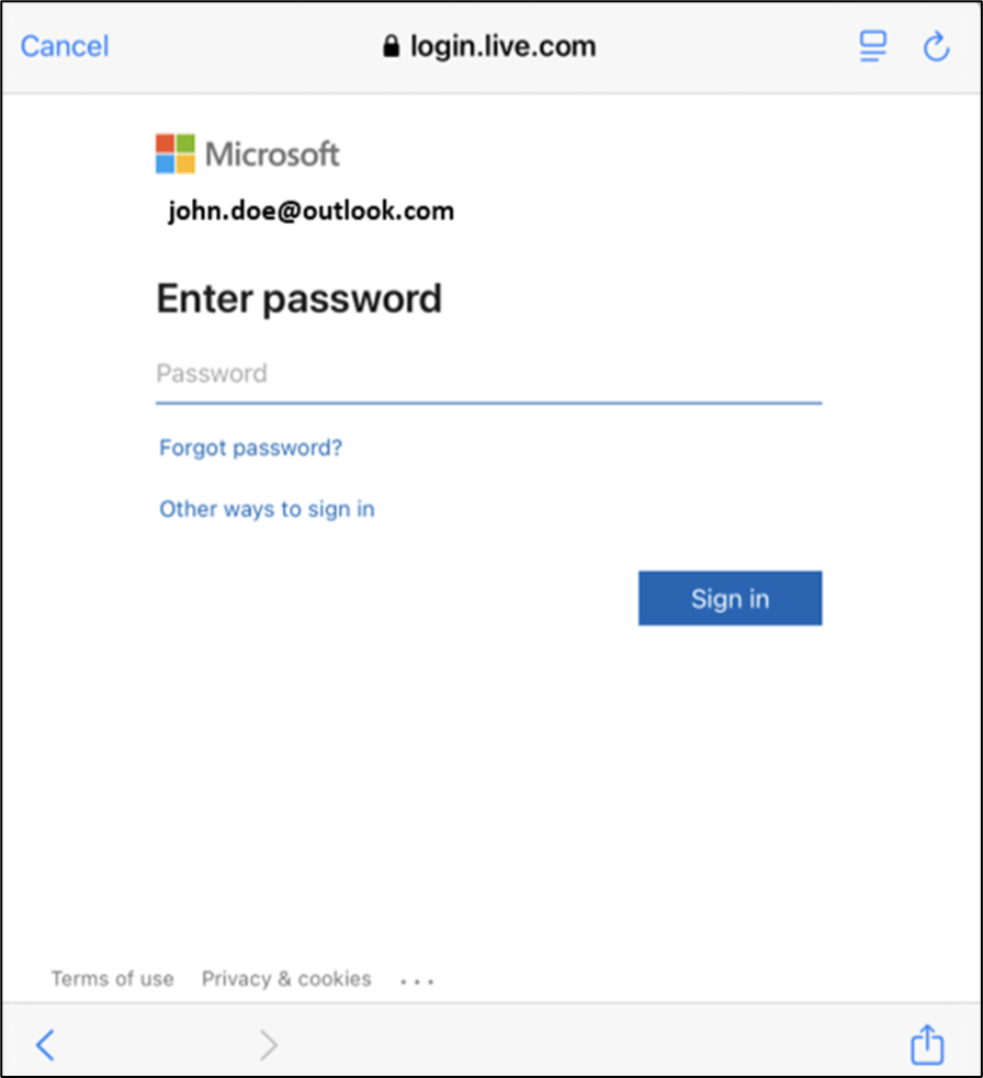 First Time Login Using Microsoft SSO - screenshot 9