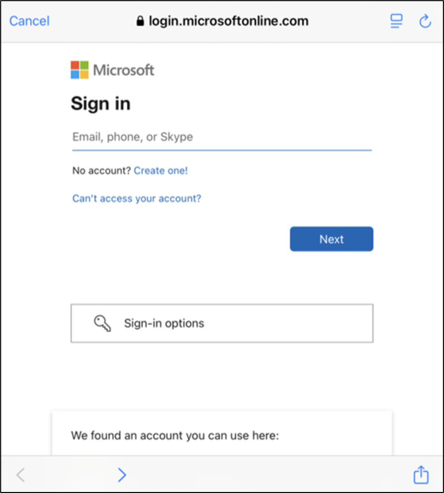 First Time Login Using Microsoft SSO - screenshot 8